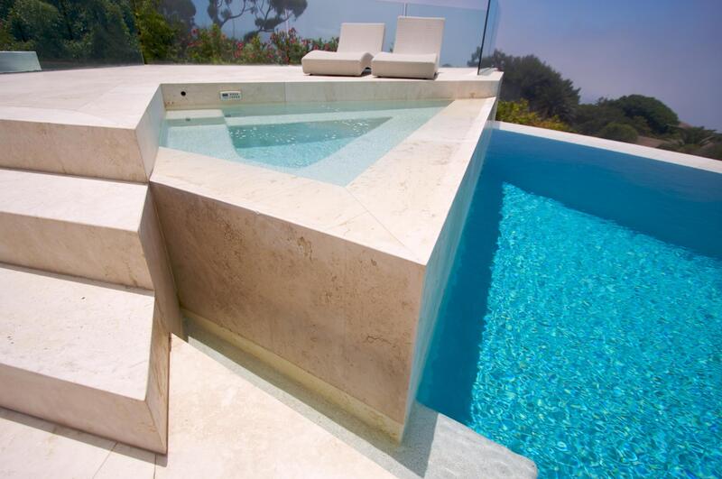 custom pool and spa